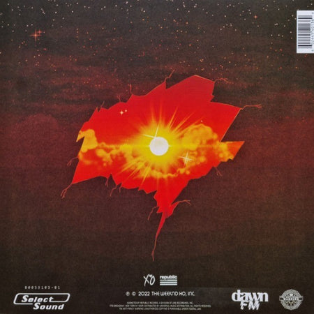 The Weeknd Dawn FM LP Album vinyl record 2022 limited silver on XO Recordings