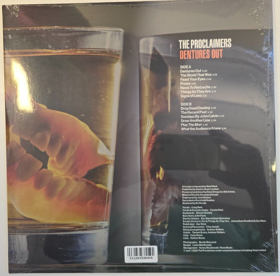The Proclaimers – Dentures Out LP Album vinyl record 2022 on cooking vinyl