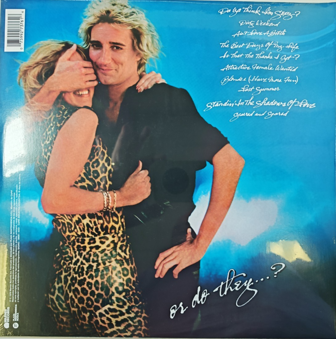 Rod Stewart  Blondes Have More Fun LP Album vinyl record 2023 on Warner Import