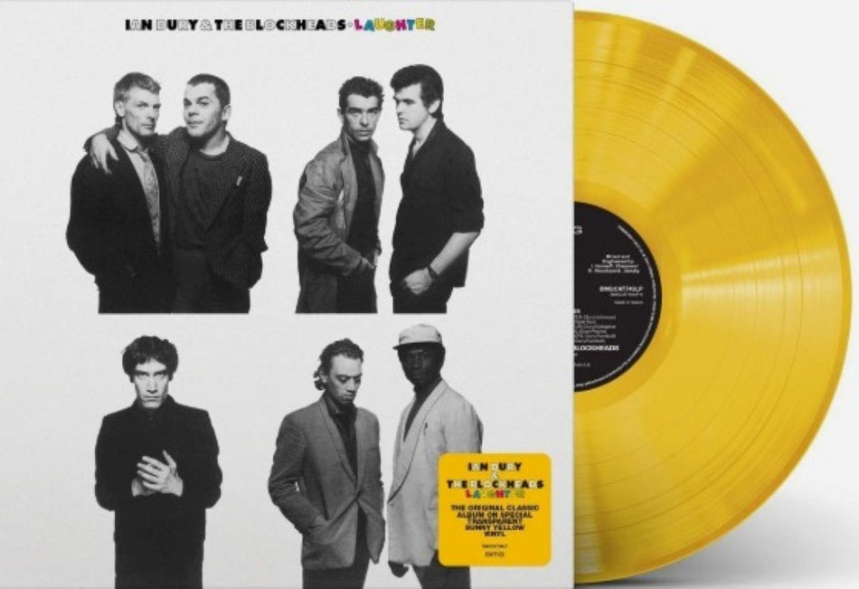 Ian Dury & The Blockheads Laughter LP Album vinyl record limited yellow 2023