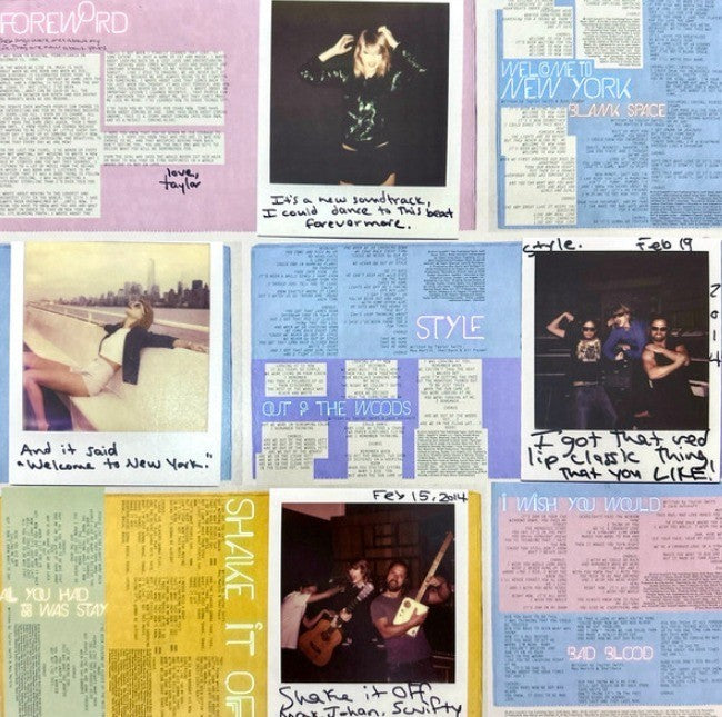 Taylor Swift 1989 LP Album vinyl record 2023 on Big Machine reissue big machine