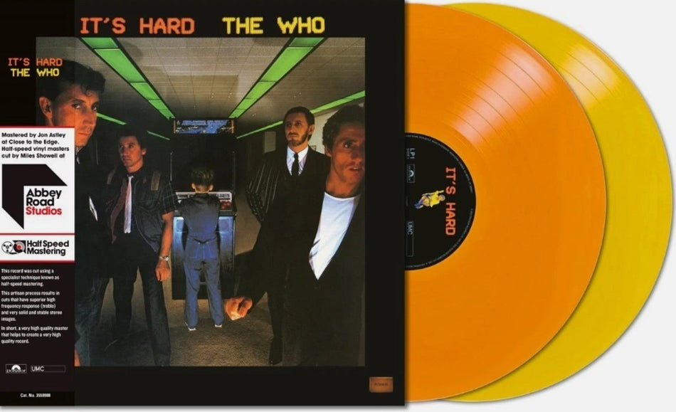 The Who It's Hard LP Album vinyl record 2022 RSD Orange & Yellow Limited 40th