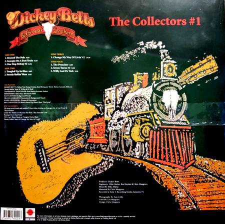 Dickey Betts : The Collectors LP Album vinyl record limited yellow 2022 rock