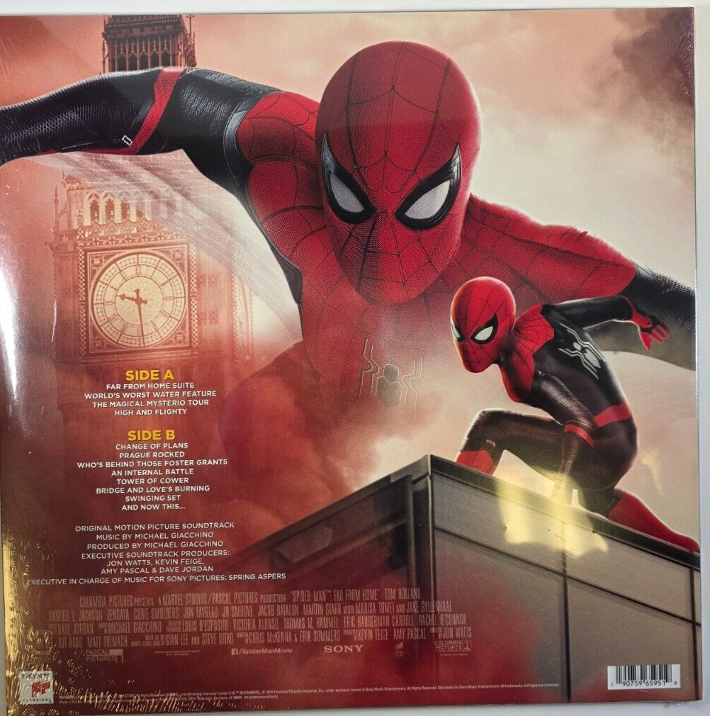 Michael Giacchino Spider-Man Far From Home OST LP Album vinyl record 180gram