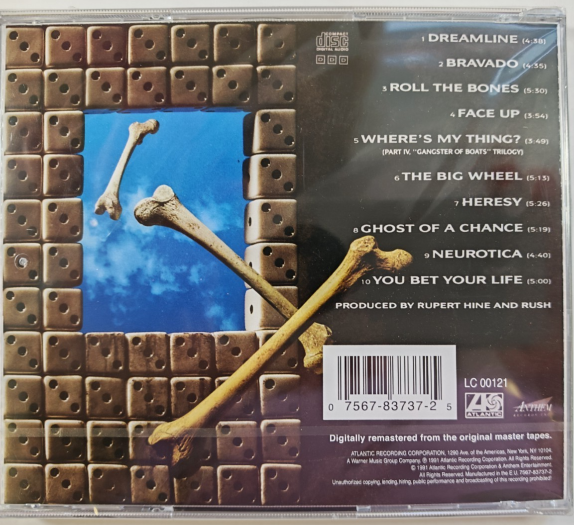 Rush Roll The Bones CD Album Remastered Rush Reissue 2004 remastered on Atlantic