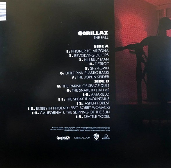 Gorillaz The Fall LP Album vinyl record 2019 black reissue on Parlophone