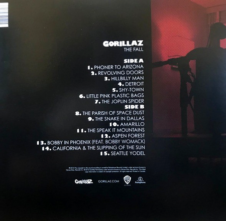 Gorillaz The Fall LP Album vinyl record 2019 black reissue on Parlophone