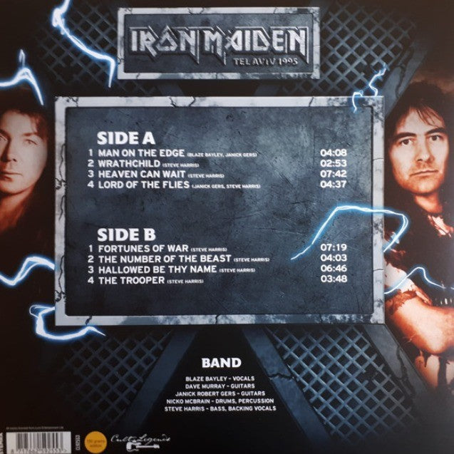 Iron Maiden Tel Aviv 1995 LP Album vinyl record 2023 on Cult Legends 180gram