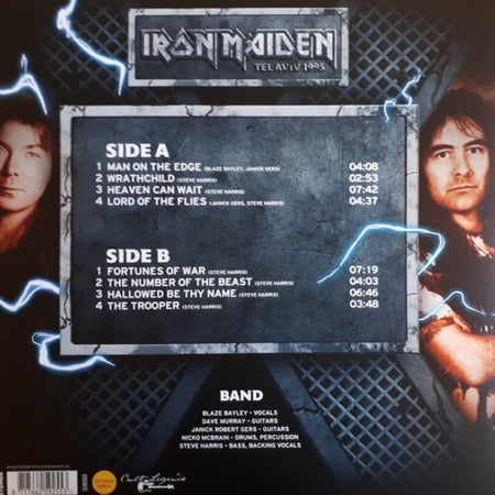 Iron Maiden Tel Aviv 1995 LP Album vinyl record 2023 on Cult Legends 180gram