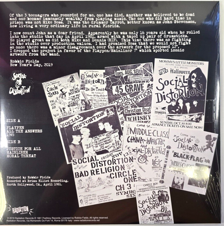 Social Distortion Poshboy's Little Monsters LP Album vinyl record limited green