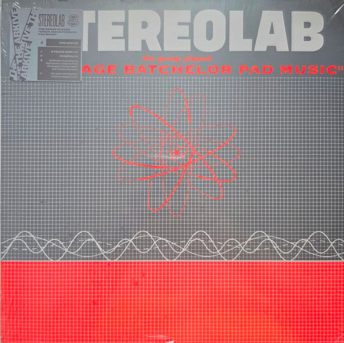 Stereolab Space Age Batchelor 8 Track Mini LP Vinyl Record Limited Ed clear  