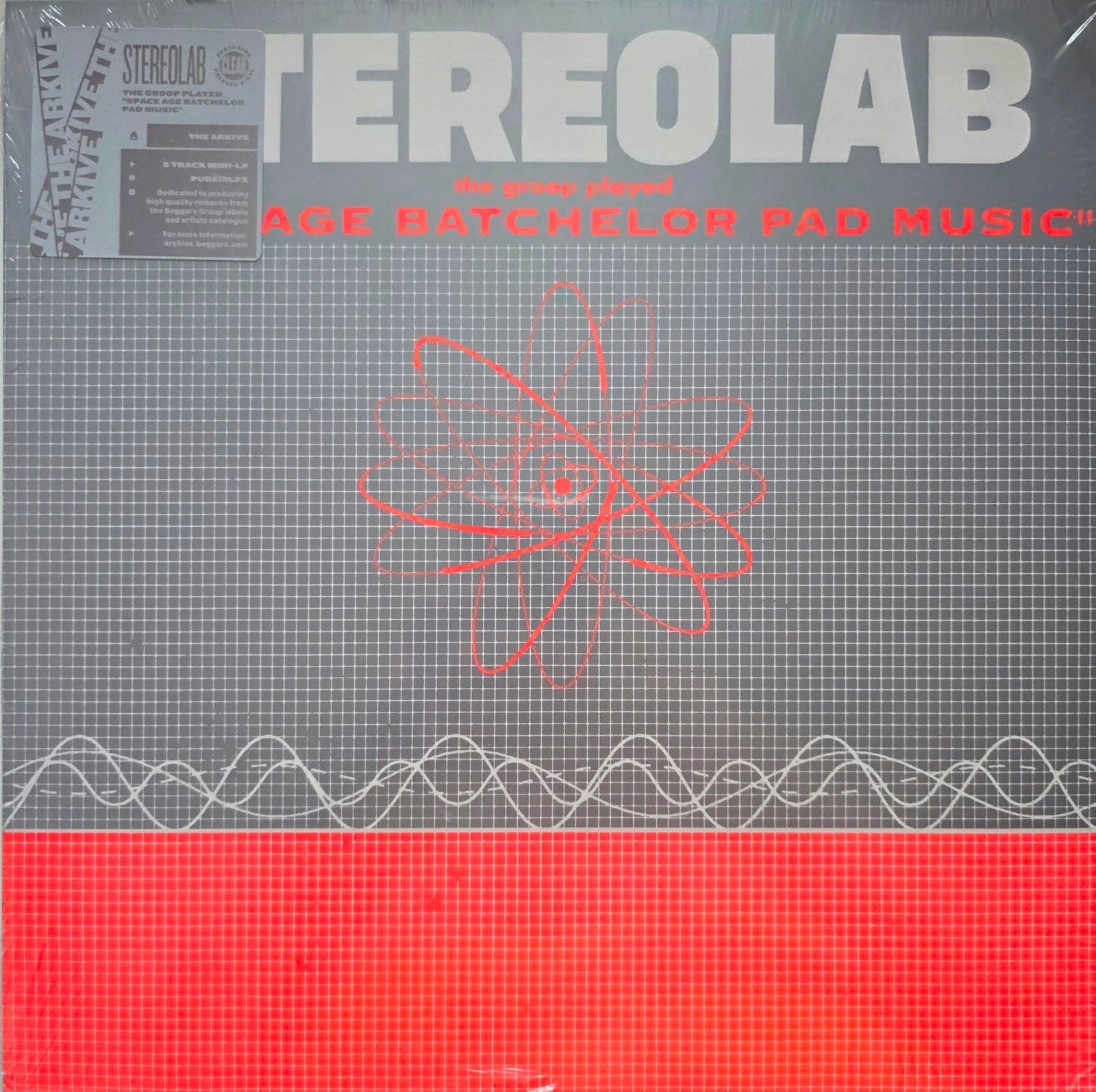 Stereolab Space Age Batchelor 8 Track Mini LP Vinyl Record Limited Ed clear  