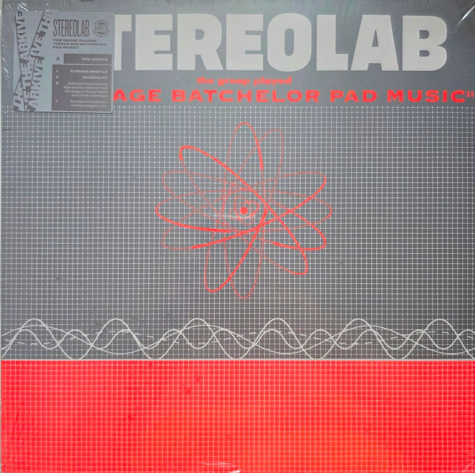 Stereolab Space Age Batchelor 8 Track Mini LP Vinyl Record Limited Ed clear  