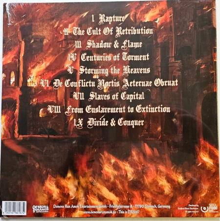 Climate Of Fear The Onset Of Eternal Darkness Orange LP Album vinyl record 2019