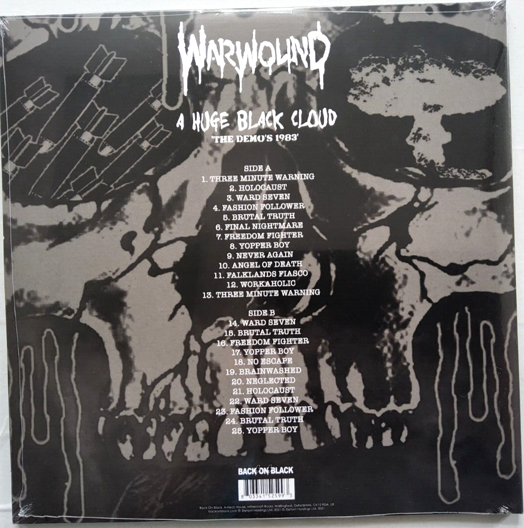 Warwound - A Huge Black Cloud 'The Demos 1983 LP Album vinyl record
