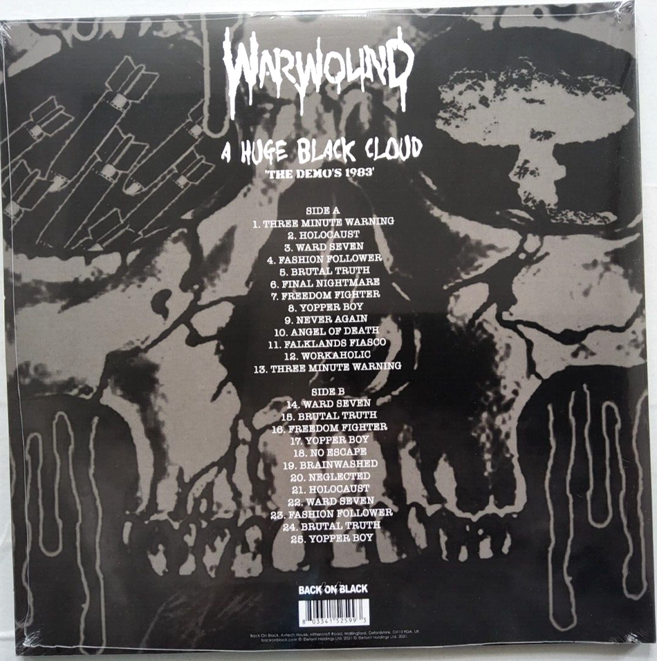 Warwound - A Huge Black Cloud 'The Demos 1983 LP Album vinyl record
