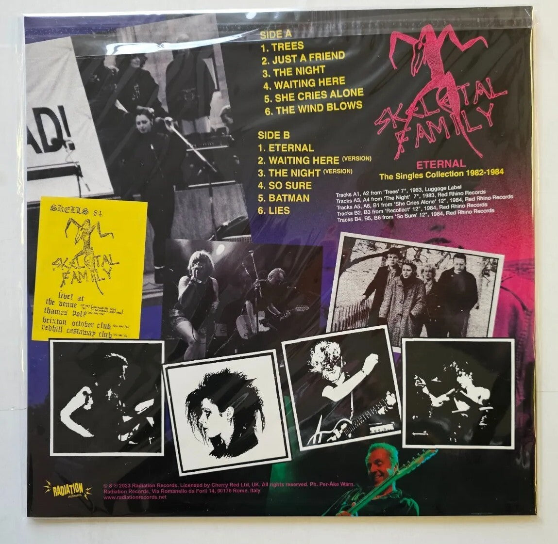 Skeletal Family Eternal: The Singles Collection 1982-1984 LP Album vinyl record