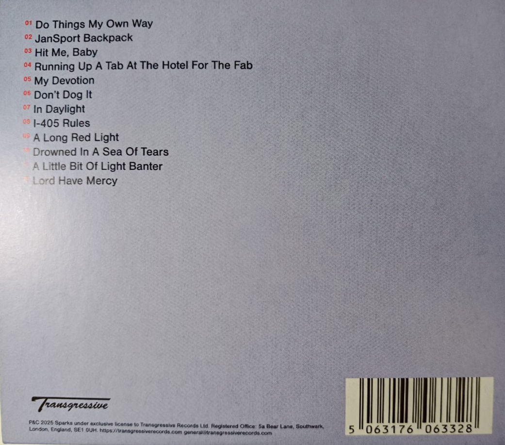 Primal Scream Come Ahead CD Album in digipak 2024 on BMG Alternative Rock