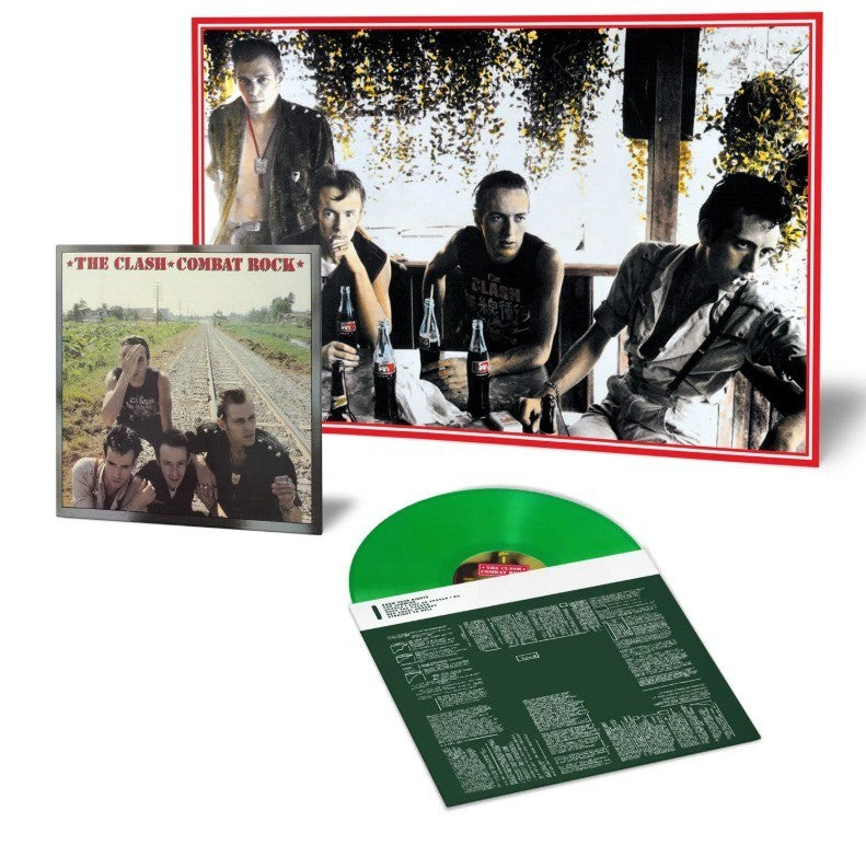 The Clash Combat Rock LP Album vinyl record 2022 remastered reissue Green Poster
