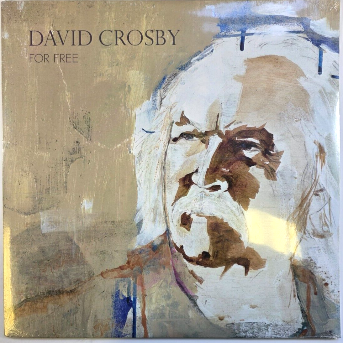David Crosby – For Free LP Album 2023 on DMG Black edition folk rock