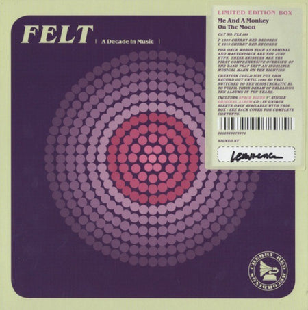 Felt Me And A Monkey On The Moon CD + 7" Vinyl Boxset signed limited edition