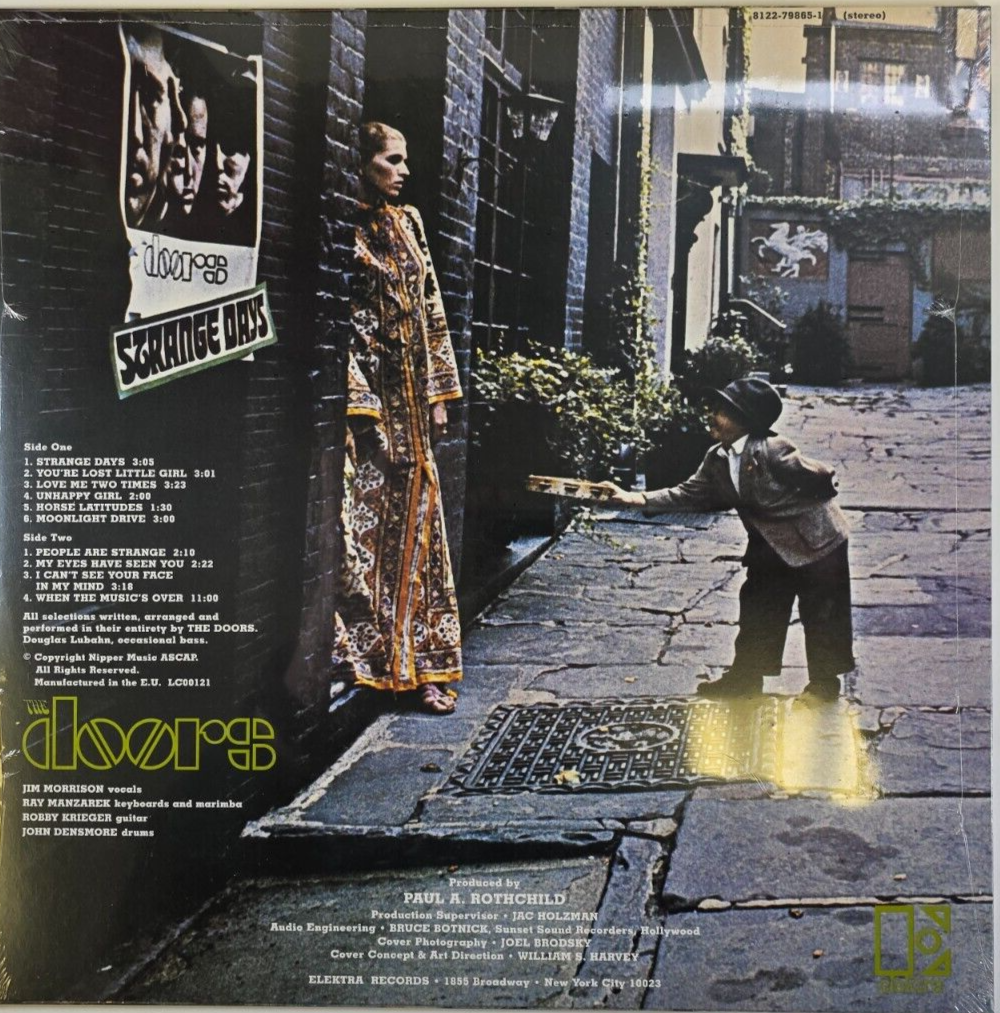 The Doors Strange Days LP Album vinyl record 2022 reissue on Elektra
