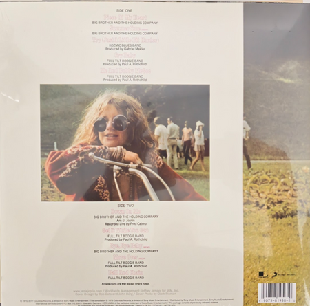 Janis Joplin's Greatest Hits LP Album vinyl record 2018 compilation reissue