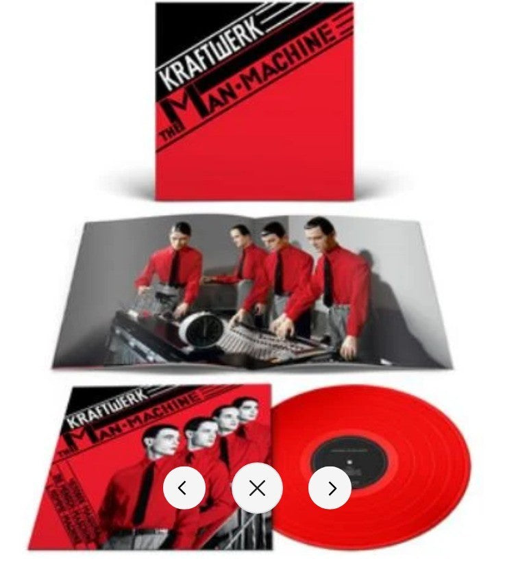 Kraftwerk The Man•Machine LP Album vinyl record 2020 remastered limited Red