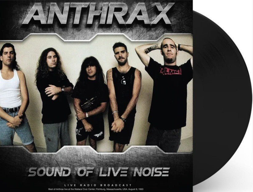 Anthrax – Sound Of Live Noise LP  Album vinyl record 2022 on Cult Legends