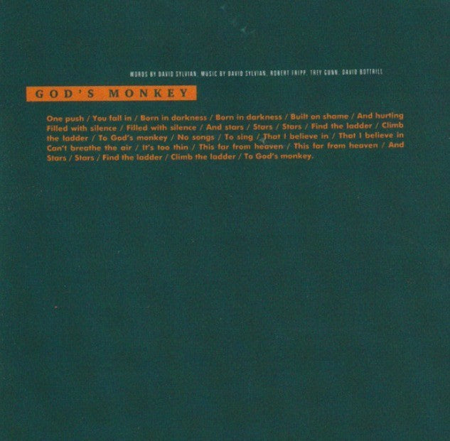 Sylvian / Fripp The First Day CD Album remastered reissue 2014 on Panegyric