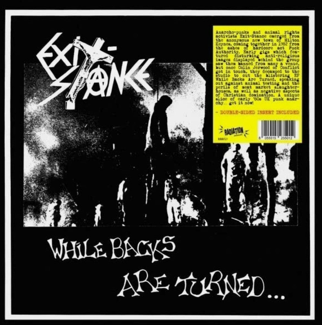 Exit-Stance – While Backs Are Turned LP Album vinyl record 20213 reissue punk