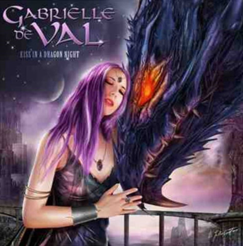 Gabrielle De Val Koenzen Kiss in a Dragon Night LP vinyl record picture disc