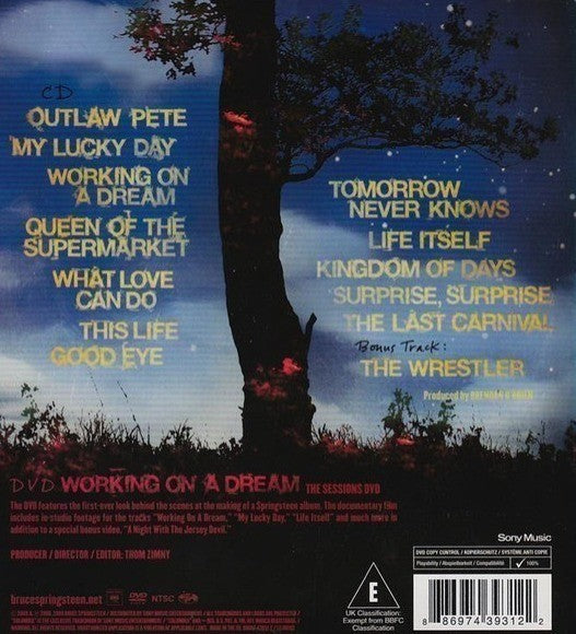 Bruce Springsteen Working On A Dream CD Album + DVD Deluxe edition 2009 Columbia