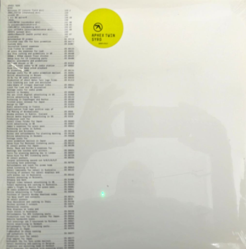 Aphex  Syro LP Album vinyl record 3 x LP Set 2014 on Warp Records