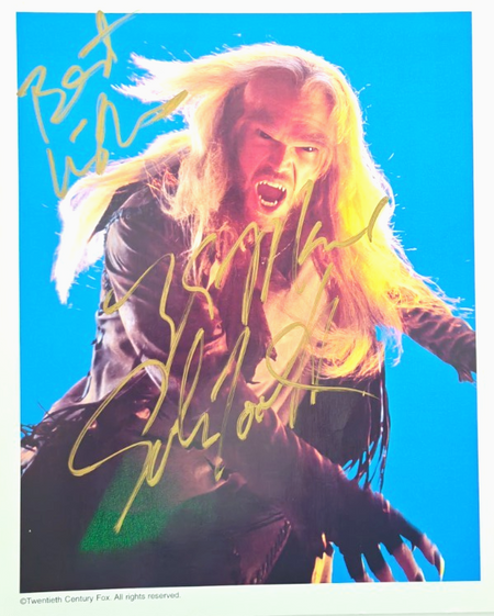 Tyler Mane as Sabertooth Hand Signed Photo autograph Size A4 with Cert