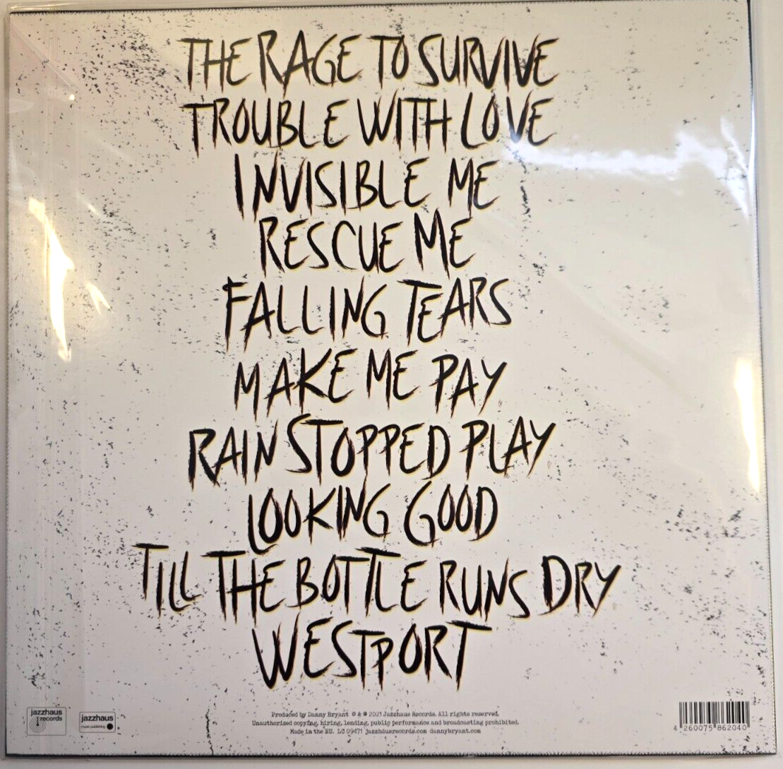 Danny Bryant – The Rage to Survive LP[ Album vinyl record 2021 blues rock