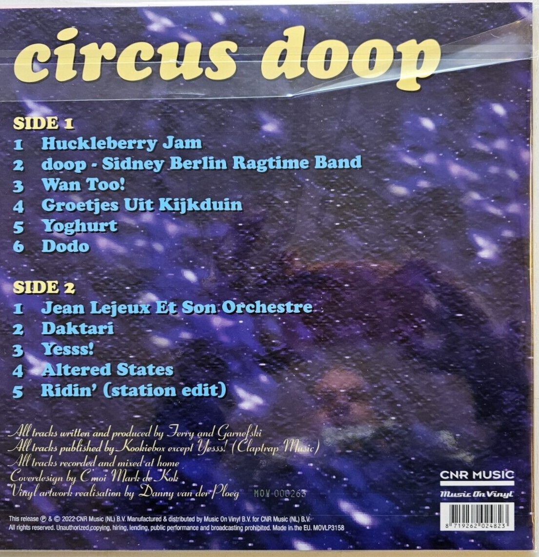 Doop – Circus Doop limited numbered yellow LP Album vinyl record 2022 new