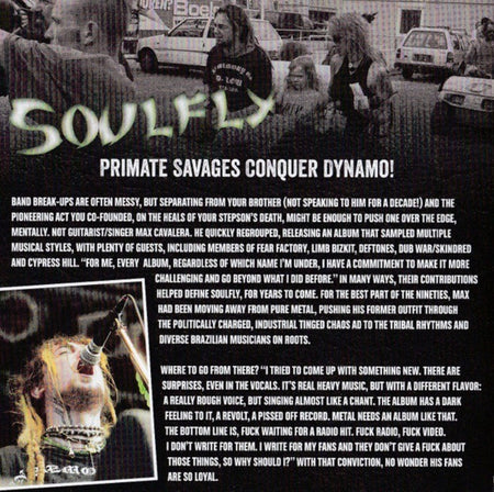 Soulfly - Live At Dynamo Open Air 2018 CD Album new sealed Dynamo Concerts Live