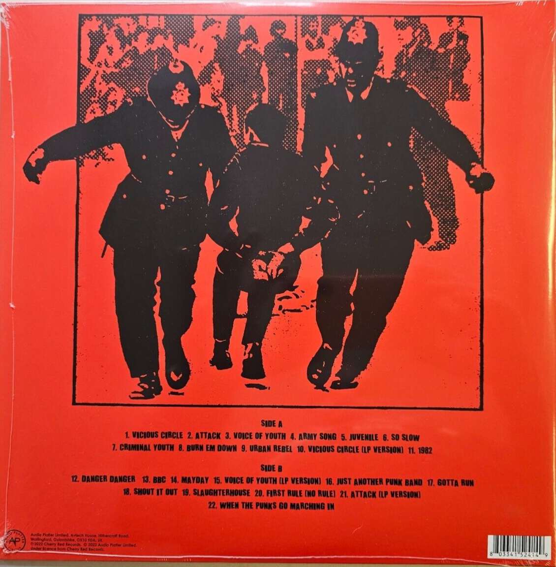 Abrasive Wheels The Riot City Years 1981- 1982 compilation LP Album vinyl record