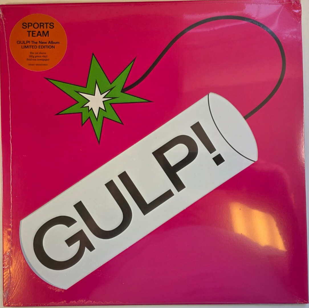Sports Team Gulp!  LP vinyl record limited green 2022 indie rock on Island