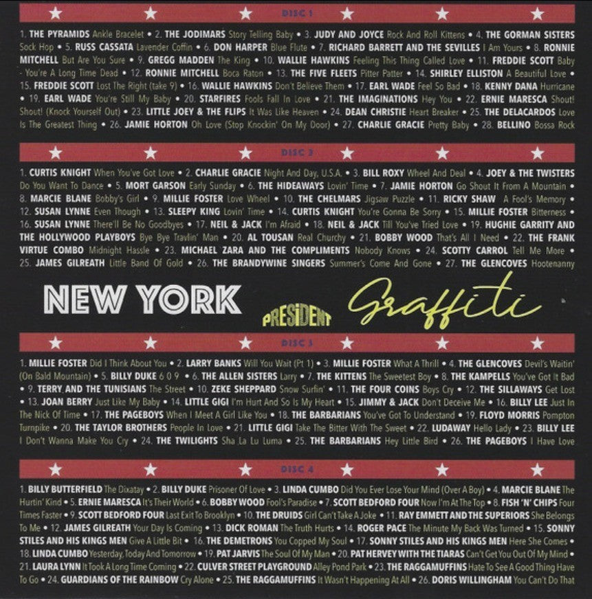 New York Graffiti 1619-1750 Broadway: An Independent American Pop Story CD Box