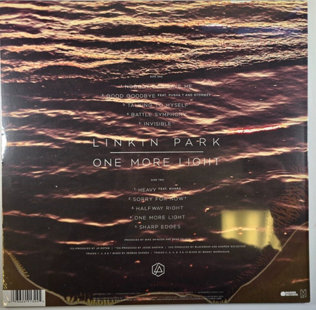 Linkin Park One More Light LP Album vinyl record 2020 on Warner