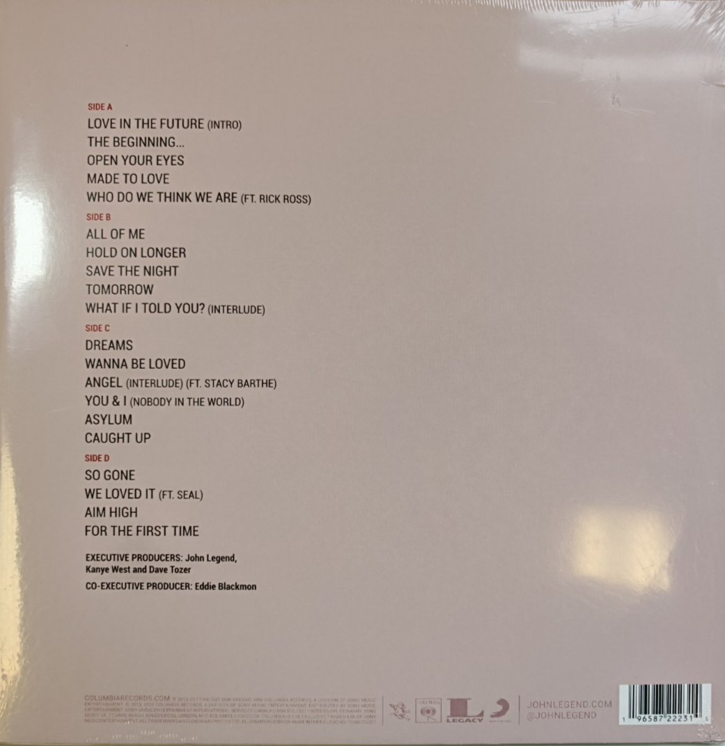 John Legend Love In The Future LP Album vinyl record 2023 10th Anniversary ed