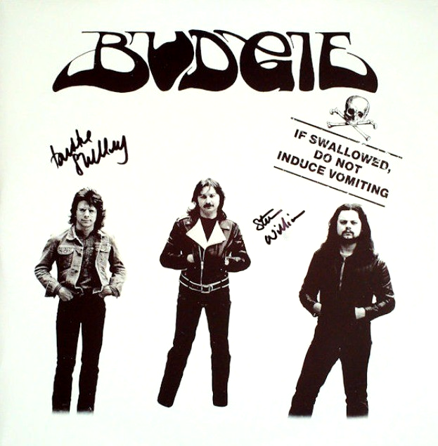 Budgie If Swallowed Do Not Induce Vomiting 12" EP vinyl record 2016 Reissue
