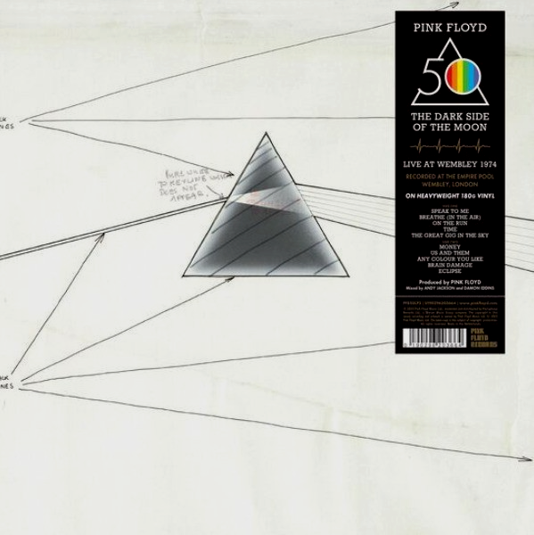 Pink Floyd The Dark Side Of The Moon Live At Wembley 1974 LP Album Vinyl Record