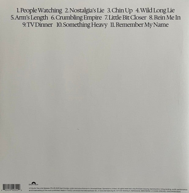 Sam Fender People Watching LP Album vinyl record 2025 on Polydor