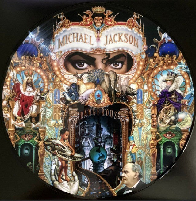 Michael Jackson Dangerous LP Album vinyl record 2018 picture disc on Epic LTD