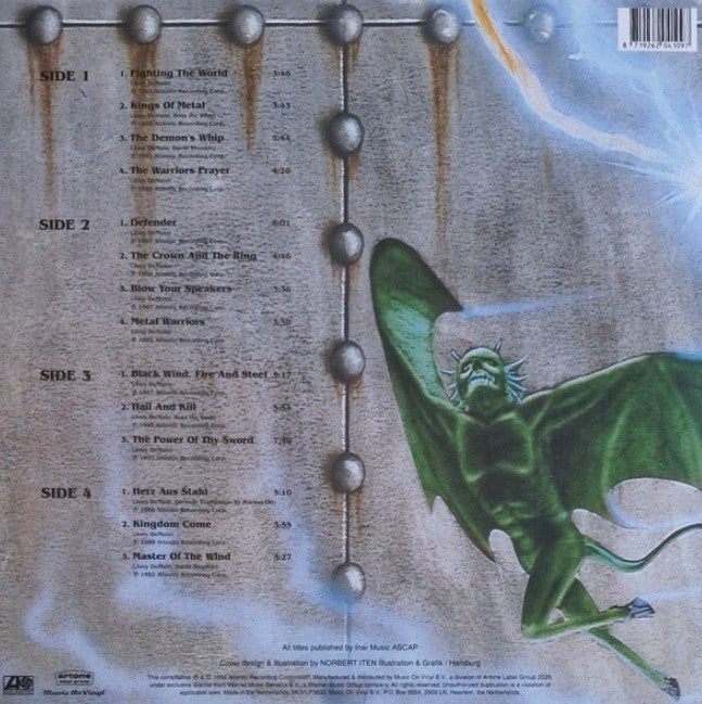 Manowar Best Of Manowar The Hell Of Steel LP Album vinyl record 2025 compilation