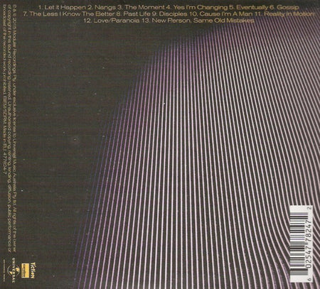 Tame Impala Currents Album in Digipak on Fiction Records 2015