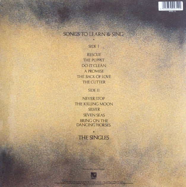 Echo & The Bunnymen Songs To Learn & Sing  LP Album Vinyl Record Yellow Black